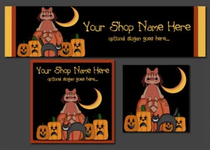 Diseño de pancarta de cartelera de tienda eBay y logotipo a juego - Parche de calabaza Shweet Annie - Imagen 1 de 1