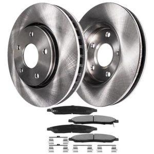 Rotores de freno de disco delanteros + pastillas de freno de cerámica para Honda Pilot Acura MDX RLX ZDX - Imagen 1 de 8