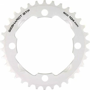 Gebhardt Legierung Dural Kettenblatt | 104BCD | Silber | 4-armig | Shimano kompatibel - Bild 1 von 1