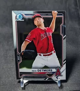 Reid Detmers 2021 Bowman Chrome Prospect Rookie Card #BCP-26 Los Angeles Angels - Picture 1 of 2