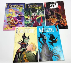 Darkwing Duck Disney 3 6 7 Scar 3 Maleficent 2 3 Dynamite Comics Lot of 6 - Picture 1 of 2