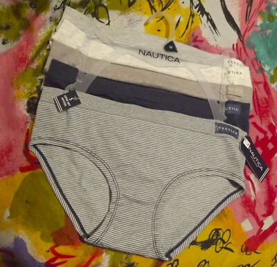 5 BRAGAS HIPSTER SÚPER SUAVES SIN COSTURAS NAUTICA NT7463 5PKF MEZCLA RAYÓN M Foto 1 de 2