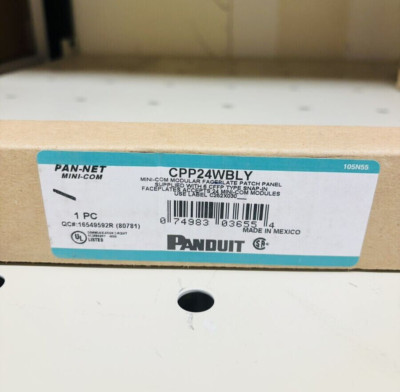 Panduit CPP24WBLY | 24-Port 1U Modular Patch ...