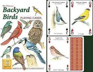 Backyard Birds set of 52 playing cards + jokers (hpc) - Picture 1 of 1