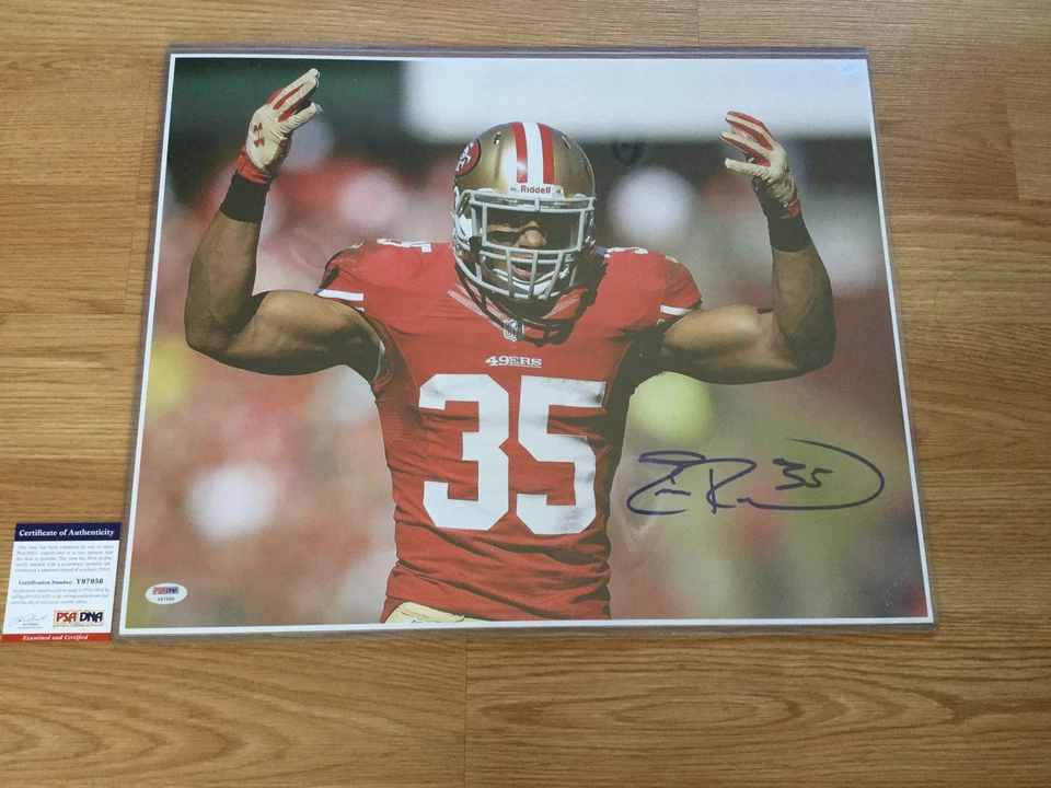Foto firmada por Eric Reid SF San Francisco 49ers 16x20 PSA ADN certificado de autenticidad autografiada a Foto 1 de 1