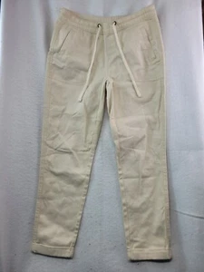 Time and True Women Size XS (0-2) Beige Ties at Waist Cuffed Pants/Slash Pockets - Picture 1 of 12