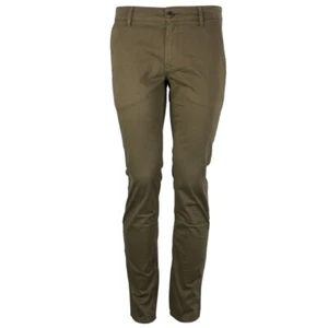 BOSS  Herren Schino Hose Slim grün unifarben 50470813 308 dark green - Picture 1 of 4