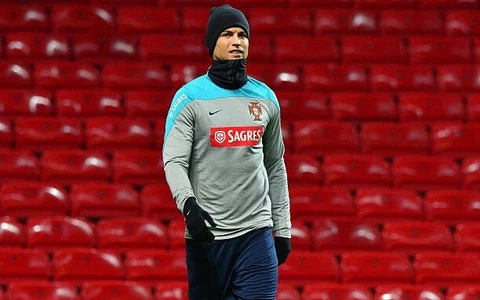 RARE Team Player Issue Nike FPF Portugal Training Jersey Match Worn Shirt LS XL Cover