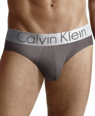 Calvin Klein Steel Gray Microfiber Low Rise Hip Brief Mens XL U2715 Ck Underwear - Image 1 of 4
