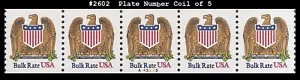 USA5 #2602 MNH PNC5 Pl # A43325 Eagle & Shield - Picture 1 of 1