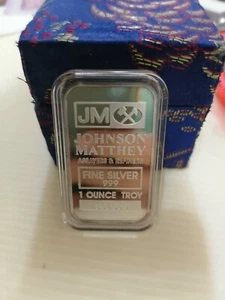 Willie: Johnson Matthey 1oz Silver 999.9 bar - Picture 1 of 2