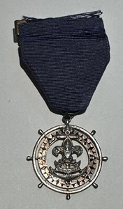 Sterling Quartermaster Award Vintage Boy Sea Scout - Picture 1 of 4