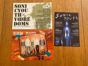SONIC YOUTH Japan live concert 2003 '05 '07 mini-poster Demon Lover Murray St. - Picture 1 of 4