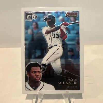 2019 Donruss Optic #AA12 Ronald Acuna Jr. Action All-Stars - Image 1 of 2