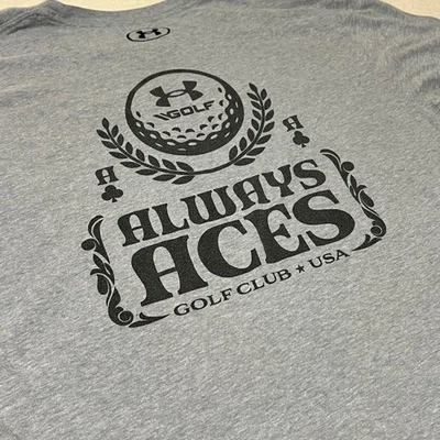 Camiseta gris Under Armour Golf Always Aces Golf Club EE. UU. XL *DEFECTUOSA Foto 1 de 4