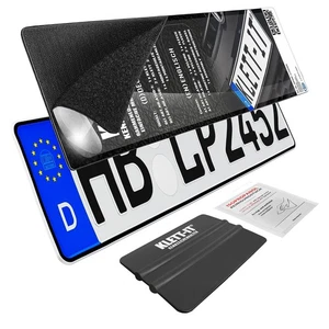 Soporte de matrícula soporte de matrícula velcro sin marco 2 piezas - Imagen 1 de 7