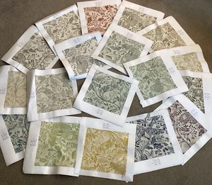 Collection 18 Square Cademuir Fabric Remnants Swatch Craft Hobby Sewing  - Picture 1 of 19