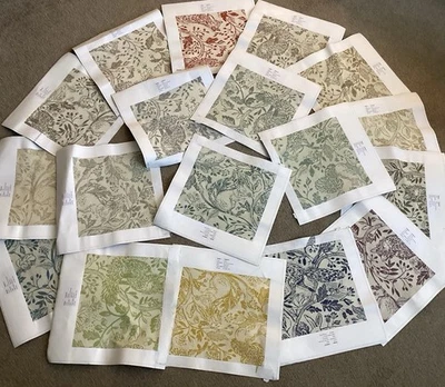 Collection 18 Square Cademuir Fabric Remnants Swatch Craft Hobby Sewing  - Image 1 of 4