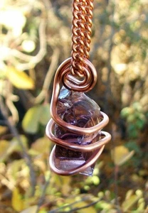 Gorgeous Genuine Monatomic Andara Crystal Pendant Copper #374 - Picture 1 of 4