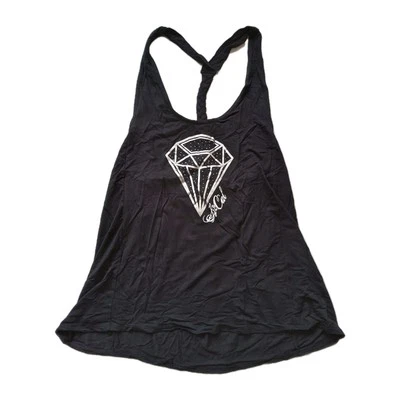 So Cal Womens Diamond Trick Tank Top Black M - Image 1 of 4