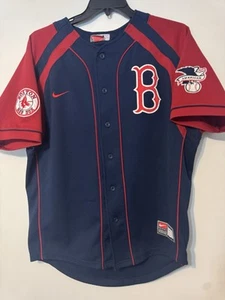 Vintage Nike Team David Ortiz 34 Boston Red Sox MLB Baseball Jersey Size Small - Picture 1 of 22