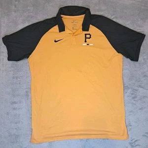 Nike Herren Pittsburgh Pirates MLB gelb Legacy Raglan Polo N911 Herren Large - Bild 1 von 10