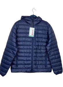 Marmot Men's Highlander Hoody Down Puffer Hooded Jacket Arctic Navy M NWT $250 - Picture 1 of 11