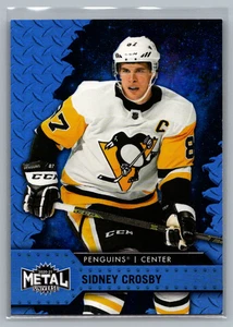 2020-21 Skybox Metal Universe - Sidney Crosby #87 Blue Spectrum PMG - Picture 1 of 2