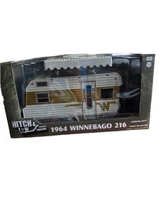 GREENLIGHT GREEN MACHINE 1964 WINNEBAGO 216 HITCHED & TOW TRAILERS 1:24 SCALE. - Picture 1 of 5
