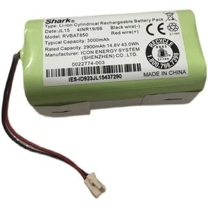 Batterie originale Shark RVBAT850 Ion Robot OEM pour R75 RV85 RV850 RV750-N et plus - Photo 1 sur 3