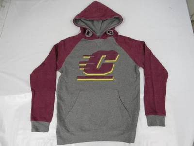 New Central Michigan Chippewas Mens Size M-2XL Medium-2XLarge Gray Hoodie - Image 1 of 3