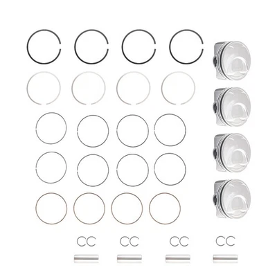 Oversize +0.5MM Piston & Rings Set for Hyundai Sonata Kia Optima 2.0L Turbo L4 - Image 1 of 4
