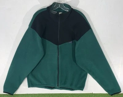 Sudadera De Colección Gigante Hecha en EE. UU. Polartec Cremallera Completa Bloque de Color Polar - XL Foto 1 de 4