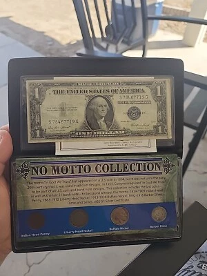 No Motto Collection Coin Mint Set & Silver Certificate First Commemorative Mint - Image 1 of 2