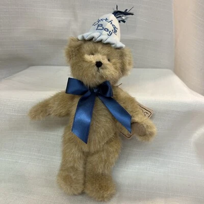 BOYDS 10" Baby Boyd Boyd's Bear * BIRTHDAY BOY * Message Bear NWT