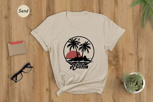 Aloha Hawaii Shirt, Aloha Shirt, Beach Trip Shirt, Beach Shirt, Summer Shirt - Picture 1 of 7