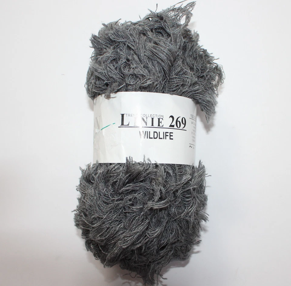 Línea 269 Wildlife Online Hilado Col 0007 Gris 94% Acrílico 6% Nylon 100gr 40m Foto 1 de 4