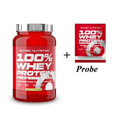 Scitec Nutrition 100% WHEY PROTEIN* PROF 920g +Probe