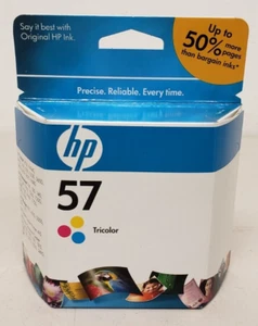 Cartucho de tinta tricolor original OEM HP 57 C6657AN caducado 2010 sellado - Imagen 1 de 7