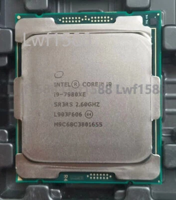 Intel Core X series i9-7980XE 2.6GHz 18-Core 24.75mb lga-2066 x299 CPU processor - Image 1 of 2