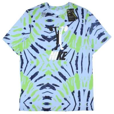 Nike Mens T-Shirt Dri-Fit Big and Tall DA1794 Blue XL-Tall - Image 1 of 4