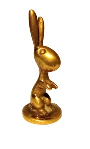  HAGENAUER BRONZE STEHENDER HASE - Bild 1 von 22