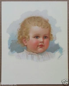 Toddler  Art Print             by Ida Waugh          1994              8 "x 10"  - Picture 1 of 2