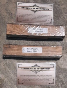 Whiskey Barrel Oak Wood Pen Turning Blanks Authentic Jack Daniel's Lot of 2 - Picture 1 of 6