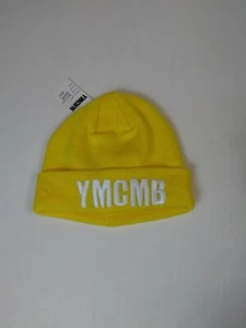 Ymcmb mens 100% authentic banana yellow Beanie knit embroidered one size - Picture 1 of 4