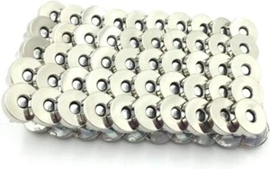 100 Sets Magnetic Purse Snap Clasps Button/Great Closure Purse Handbag Clothes - Picture 1 of 7