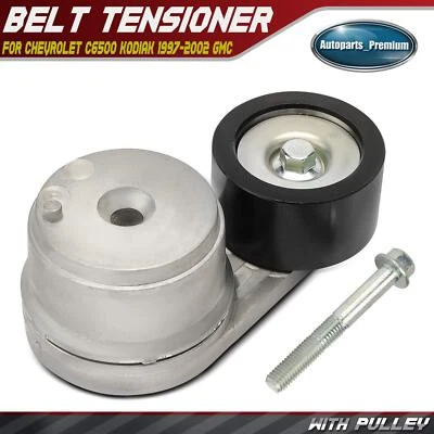 Belt Tensioner with Pulley for Chevrolet C6500 Kodiak 1997-2002 GMC Blue Bird - Image 1 of 4