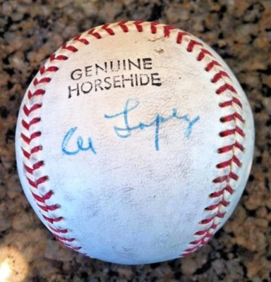 AL LOPEZ HOF'77 (Dodgers, Bees, Pirates, Indians) single signed baseball PSA LOA - Image 1 of 4