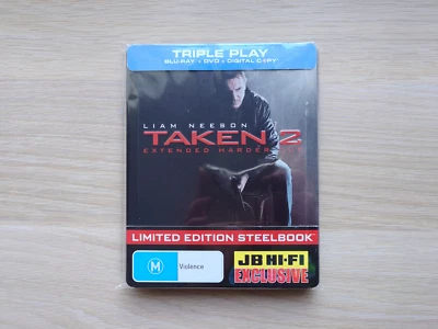 Taken 2 Extended Harder Cut JB Hi-Fi Exclusive Blu-ray Steelbook | LIKE NEW - Image 1 of 4