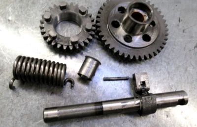 2005 Ural Retro Solo Transmission  Kickstart Shaft Spring Gears - Image 1 of 4